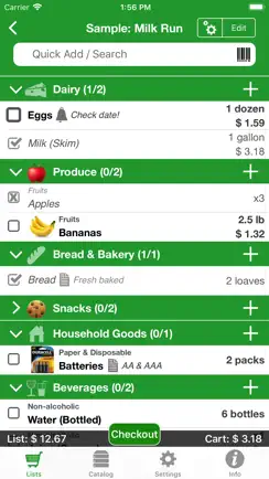 Shopping Pro (Grocery List) iPhone image 1