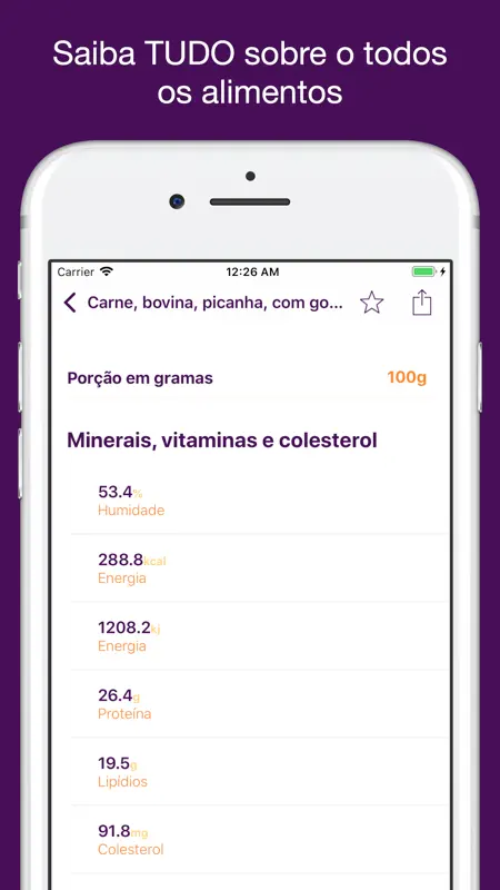 Tabela IBGE de Alimentos screenshot 3 of 6