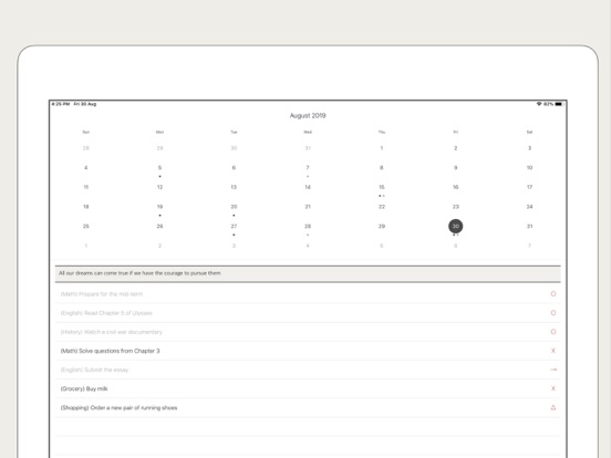 DailyTodo - To-Do List & Tasks iPad screenshot 2 - Productivity app