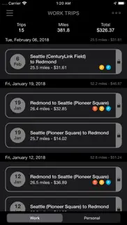 mile expenser by broadside iphone screenshot 2