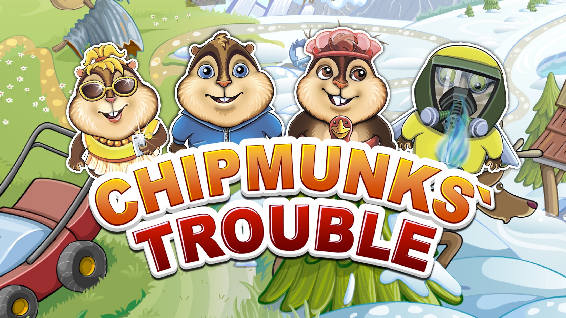 Screenshot do app Chipmunks' Trouble