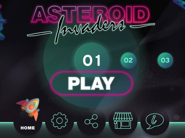 Asteroid Invaders!, game for IOS