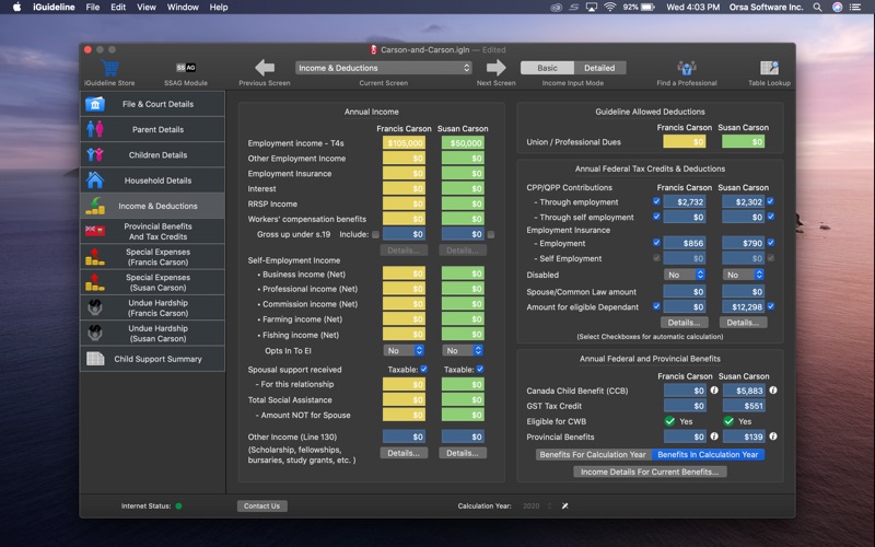 iGuideline screenshot