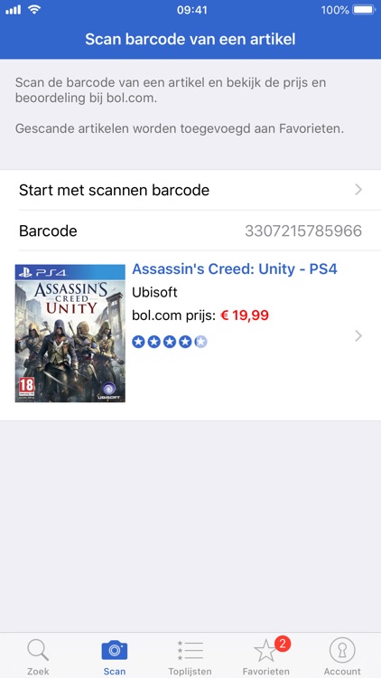 Zoek & Scan-app voor bol.com