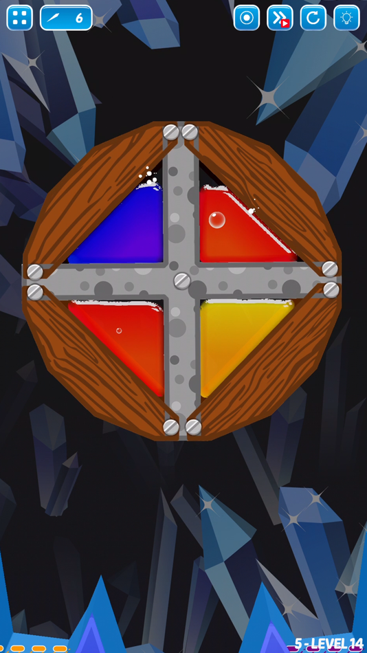 #7. Splash Canyon - Water Puzzles (iOS) By: Lion Studios