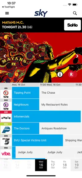 Game screenshot SKY TV GUIDE mod apk