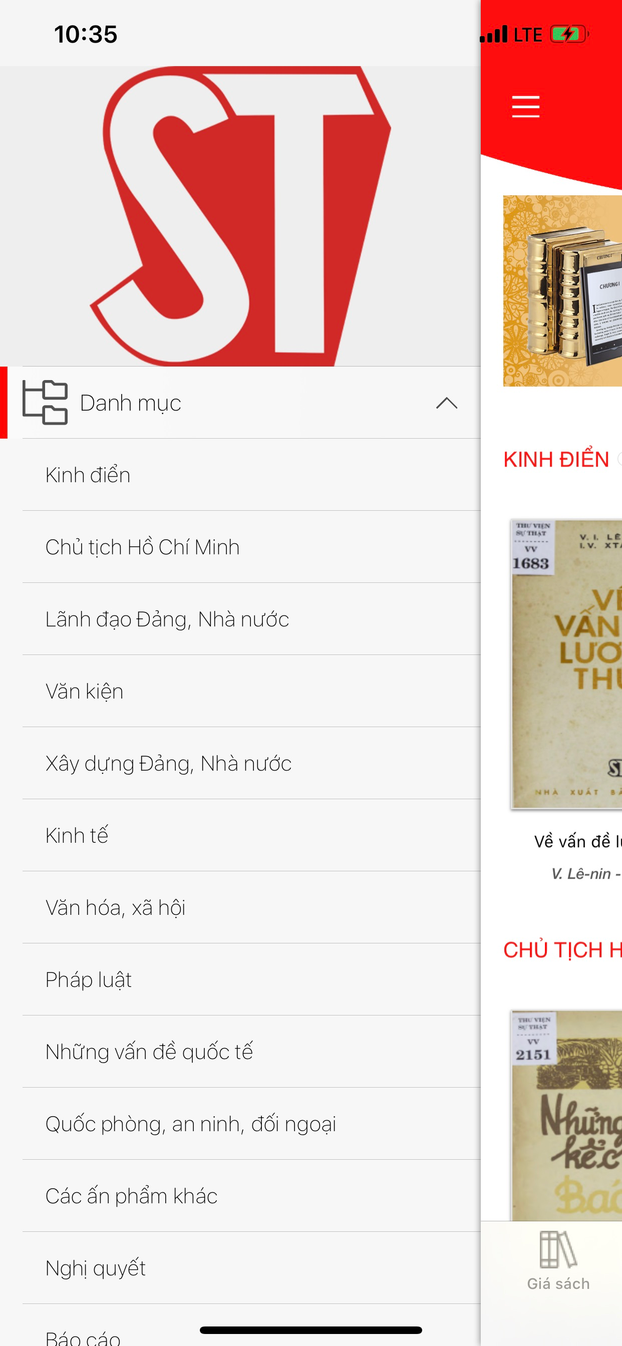 Kho sách lý luận, chính trị