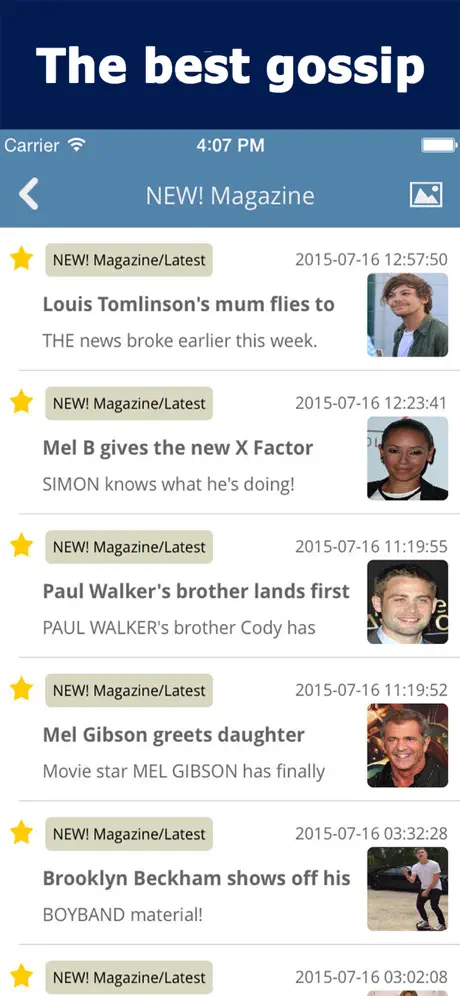 Celebrity News.