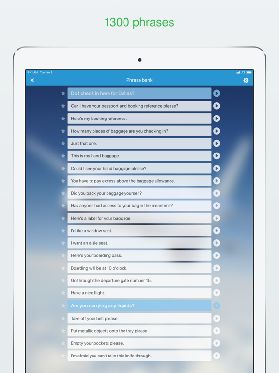 Basic English conversation iPad screenshot 4 - Education app