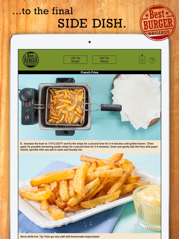 Best Burger Recipes iPad screenshot 5 - Food & Drink app