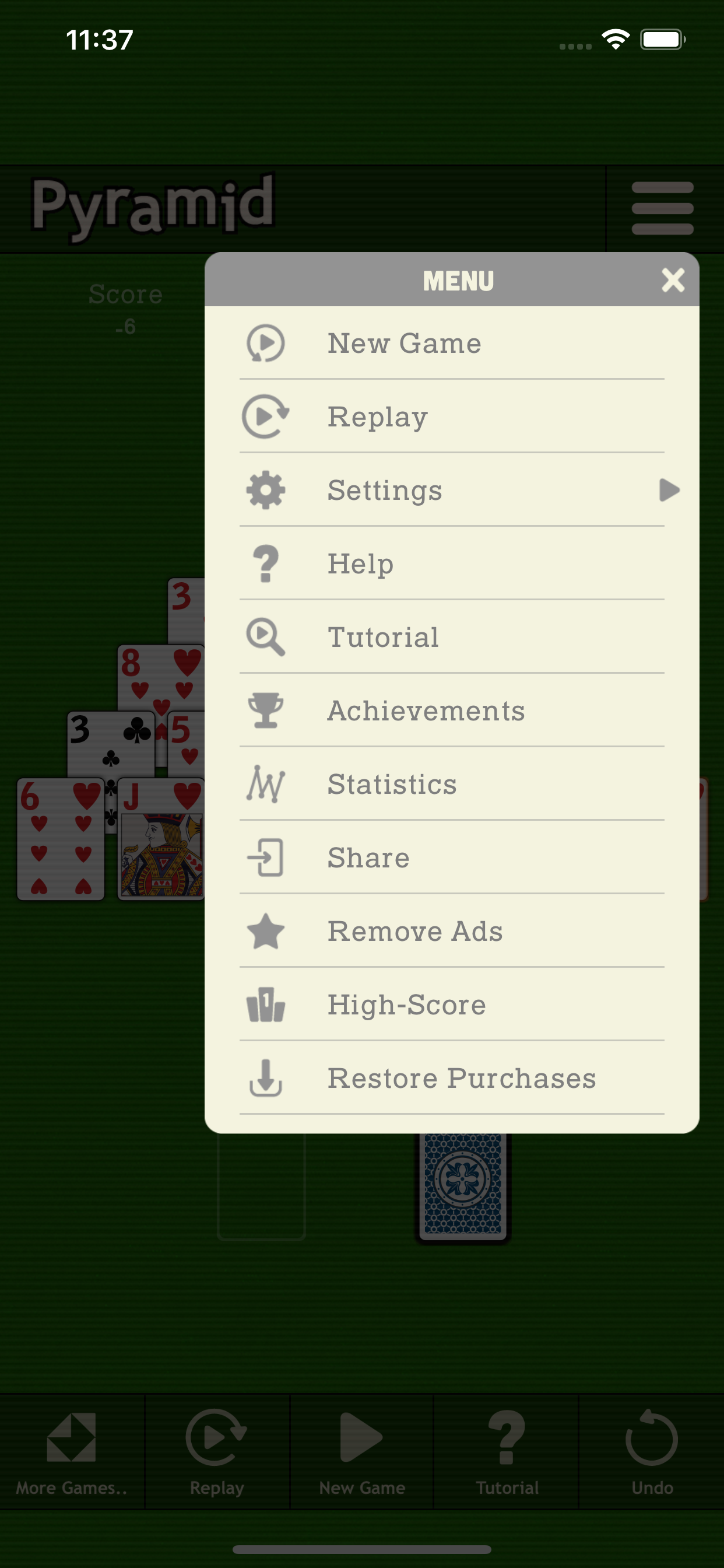 Pyramid - Classic Solitaire screenshot 3
