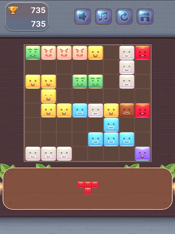 Screenshot #4 pour Block Puzzle - Cute Emoji