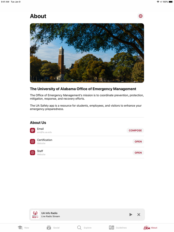 UA Safety iPad screenshot 9 - Reference app