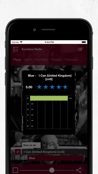 Eurofans Radio Screenshot