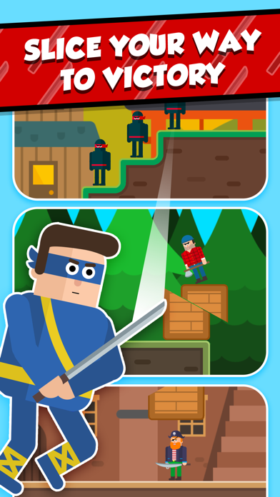 screenshot of Mr Ninja - Slicey Puzzles 4