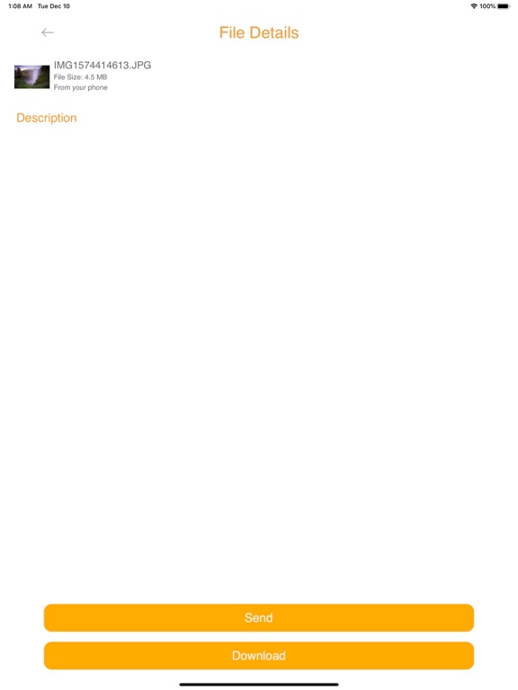 DropSend- File Transfer&Share iPad screenshot 6 - Utilities app