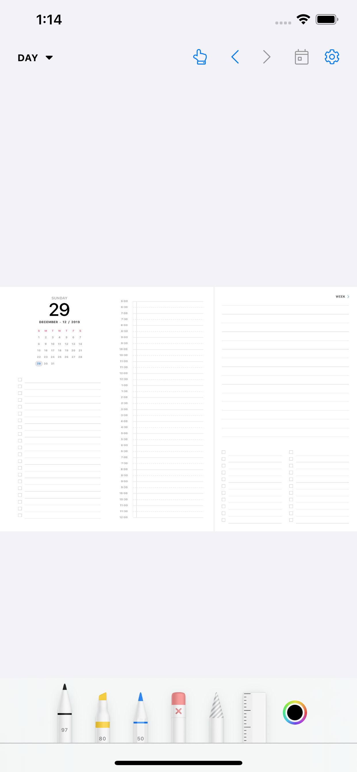 Pencil Planner & Draw Calendar