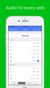 Italian Verb Conjugator screenshot