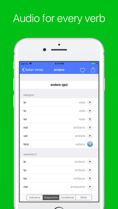 Italian Verb Conjugator screenshot 1