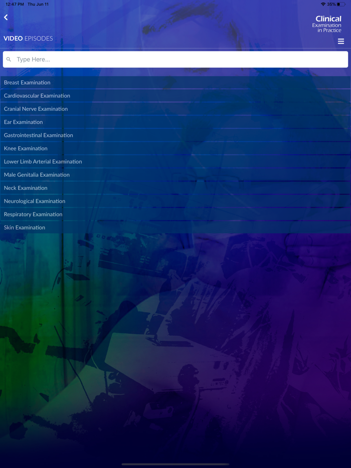 Clinical Exam in Practice