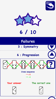 Domino psychotechnical test screenshot 6