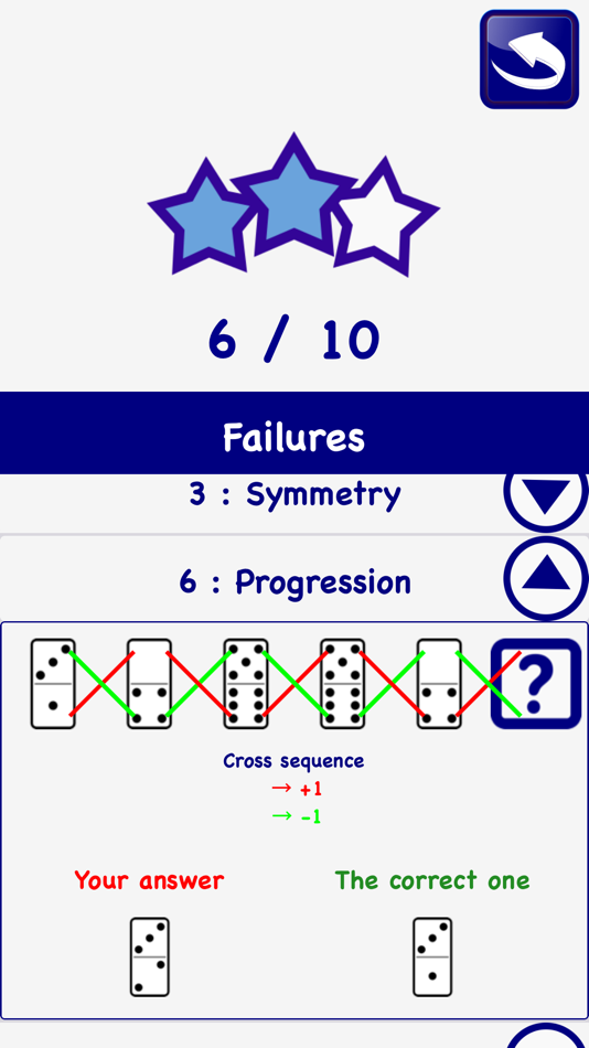 #6. Domino psychotechnical test (iOS) 由: Maria Dolores Garcia Ferre