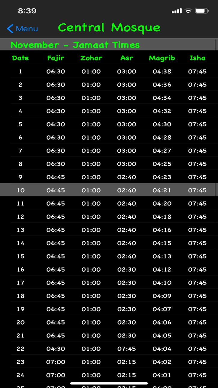 iPhone screenshot
