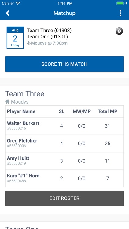 APA Scorekeeper