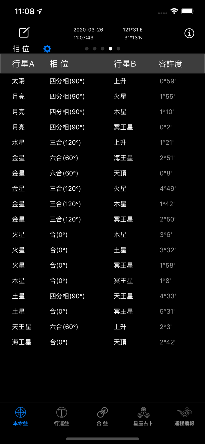 星座占卜大师排盘专家HD screenshot 5