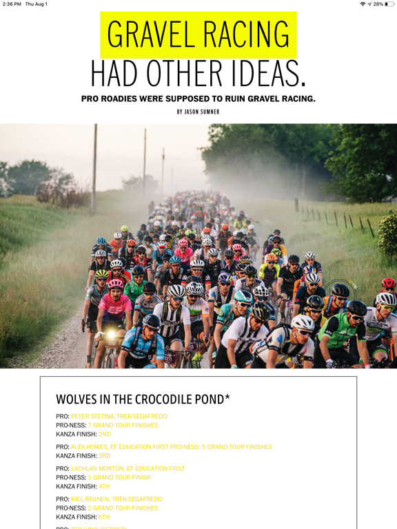 Bicycling iPad screenshot 5 - Health & Fitness app