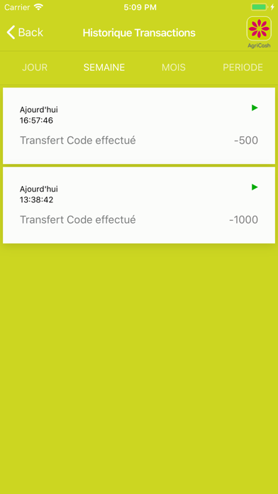 App screenshot