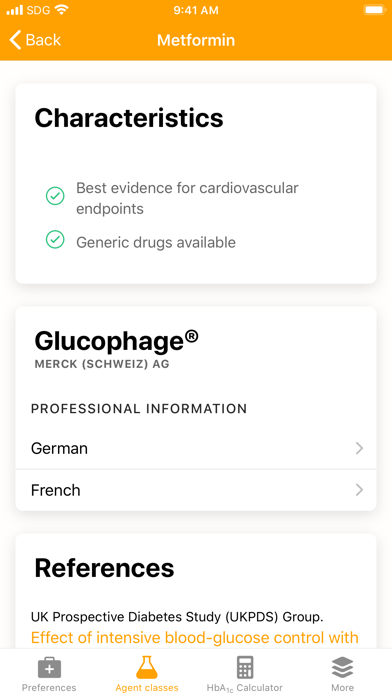 Screenshot #3 pour Swiss Diabetes Guide