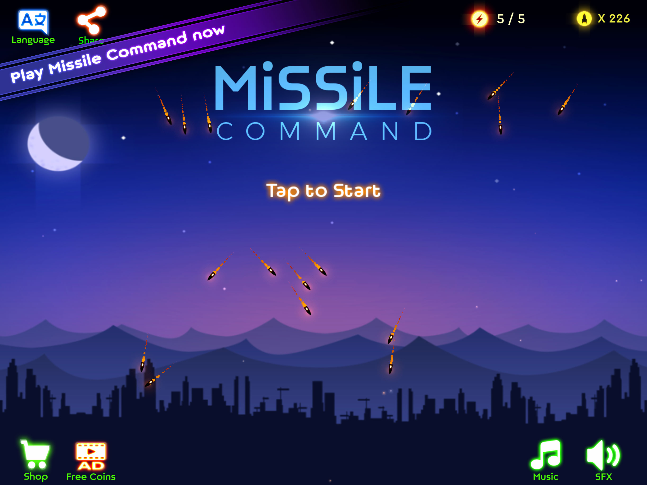 Missile Command 20 screenshot 7