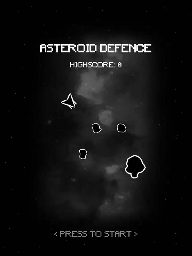 Asteroid Defence, game for IOS