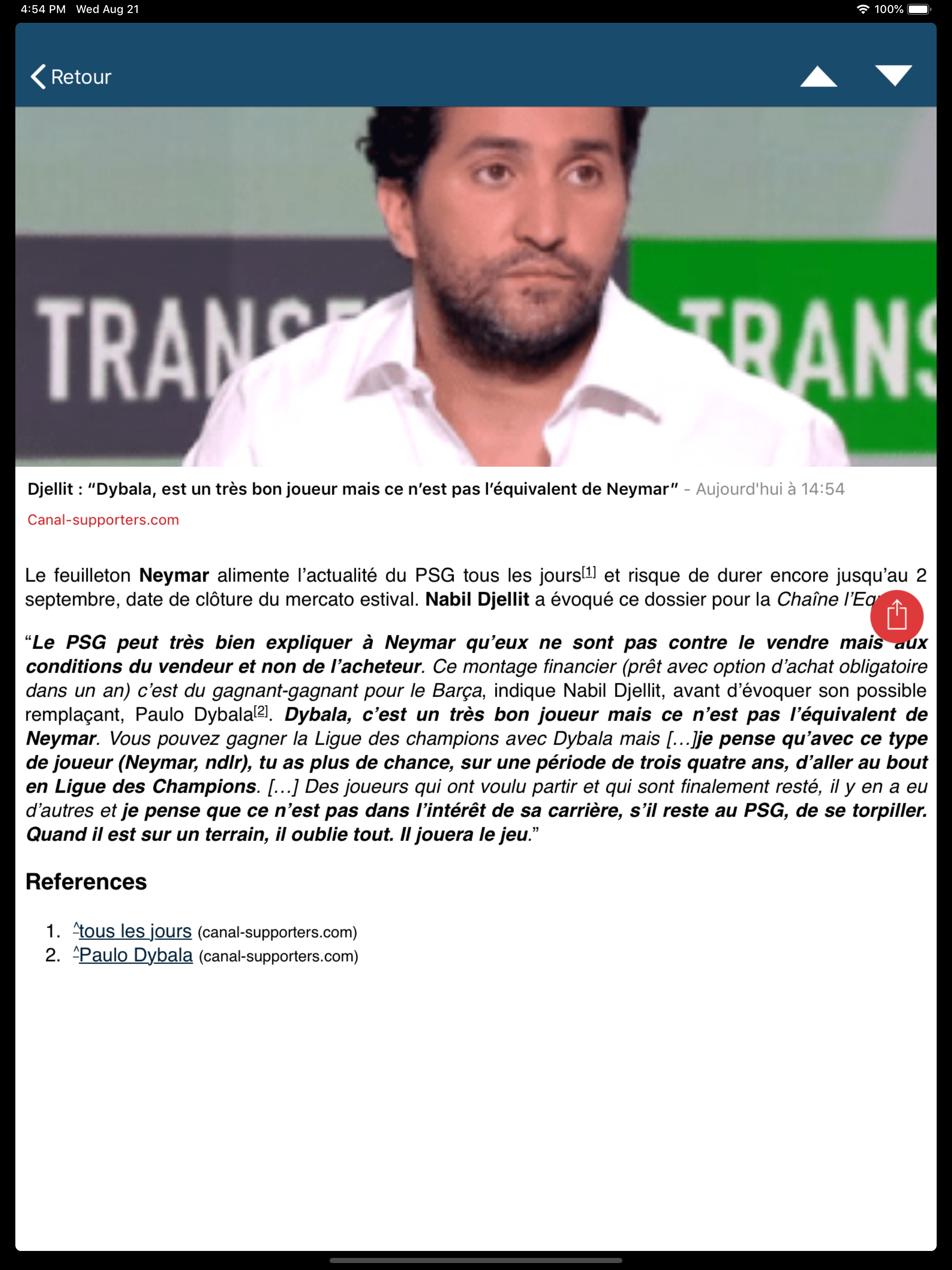 Paris Foot Actu screenshot 7