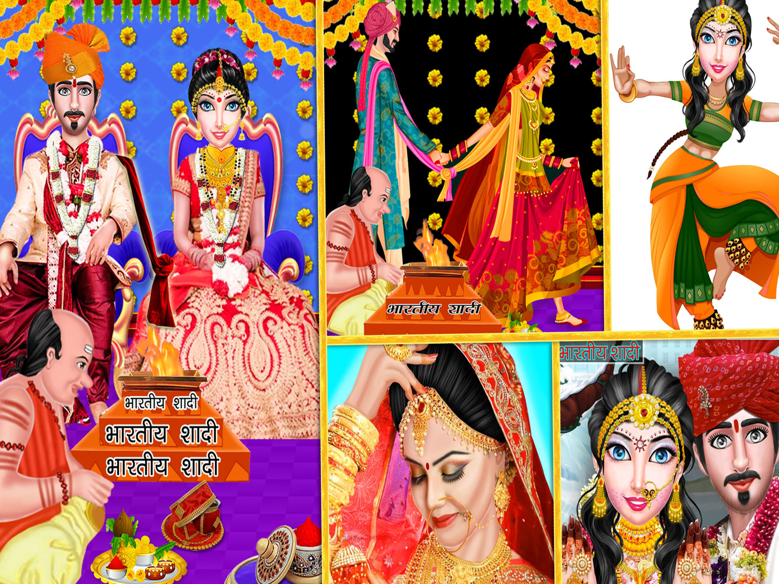 Indian Winter Wedding GirlGame screenshot 9