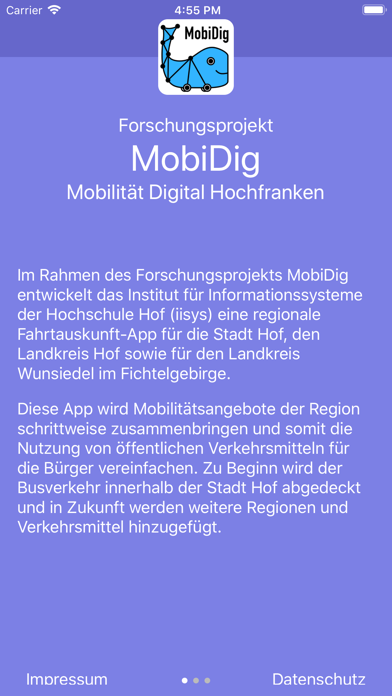 Screenshot #1 pour MobiDig Fahrtauskunft