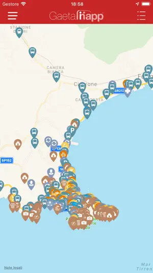 Gaeta in app screenshot 1
