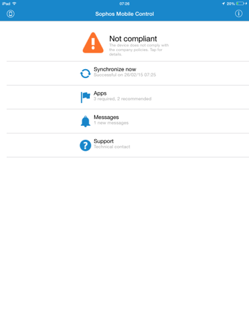 Screenshot #4 pour Sophos Mobile Control