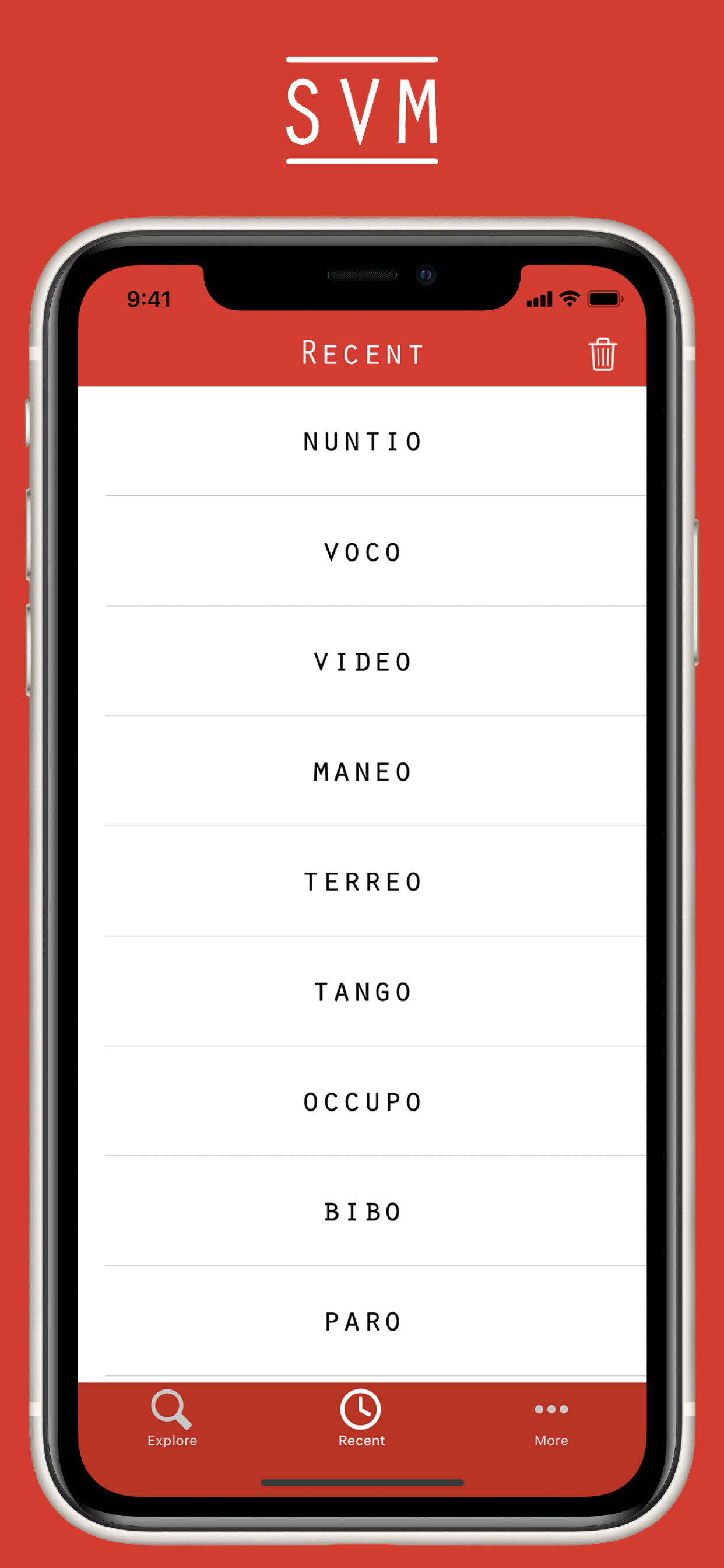 Latin Paradigms screenshot 4