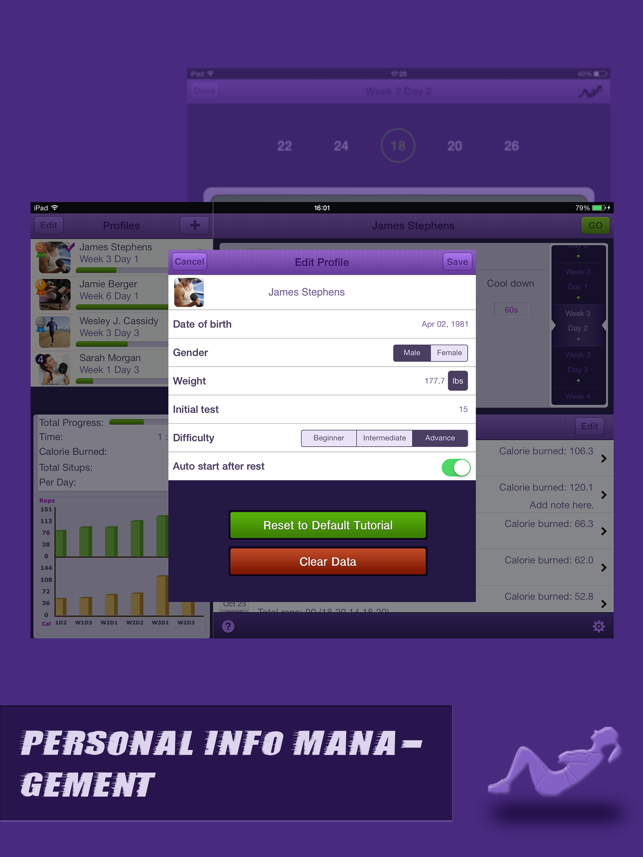Situps Coach Pro for iPad(圖5)-速報App