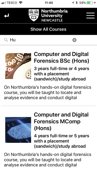 NU Clearing Screenshot