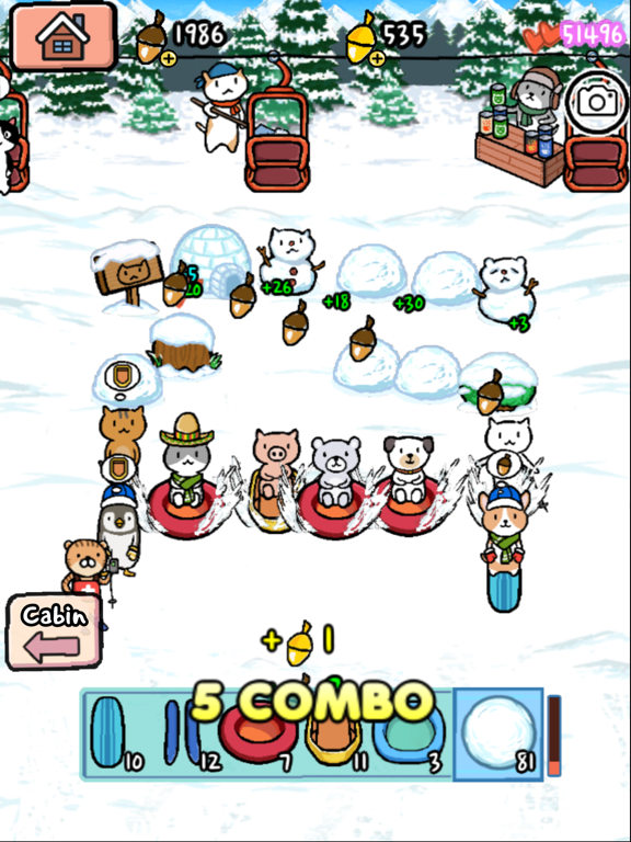 Animal Ski Resort iPad screenshot 8 - Games app
