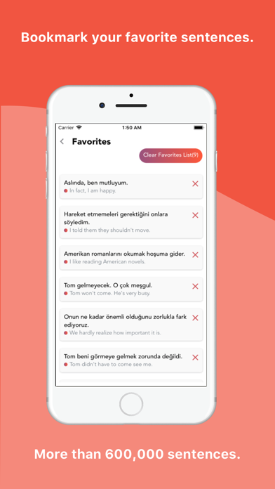 Sentencess iPhone screenshot