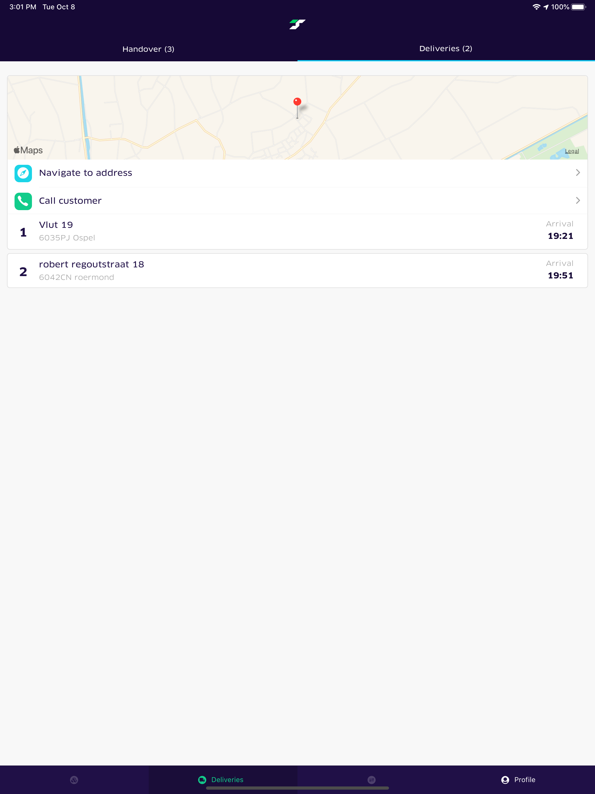 Trunkrs Driver