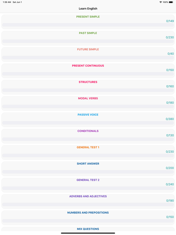 Screenshot #4 pour English Proficiency Test