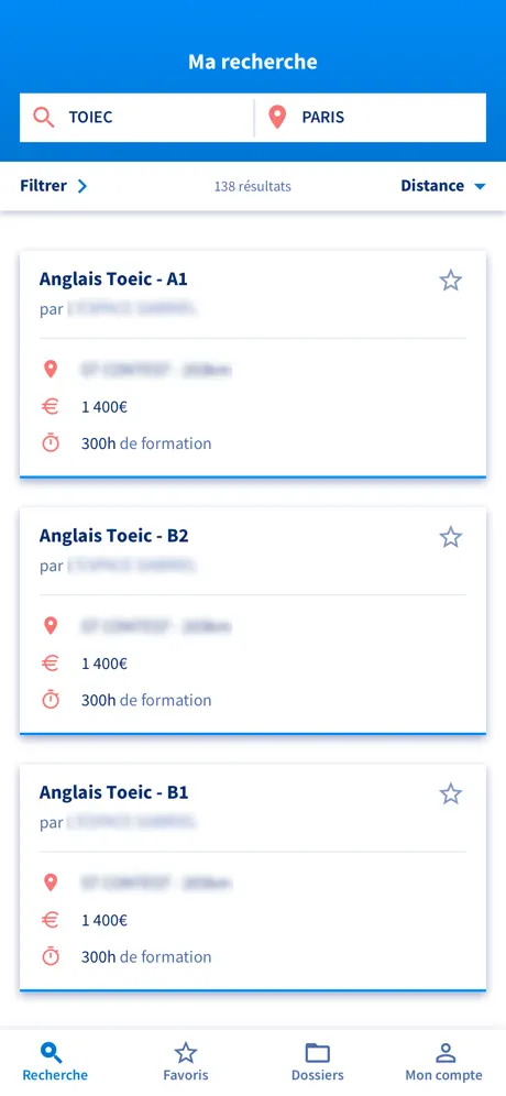 Mon compte formation