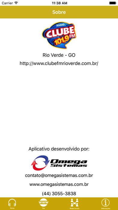 Clube FM  - Rio Verde Screenshot