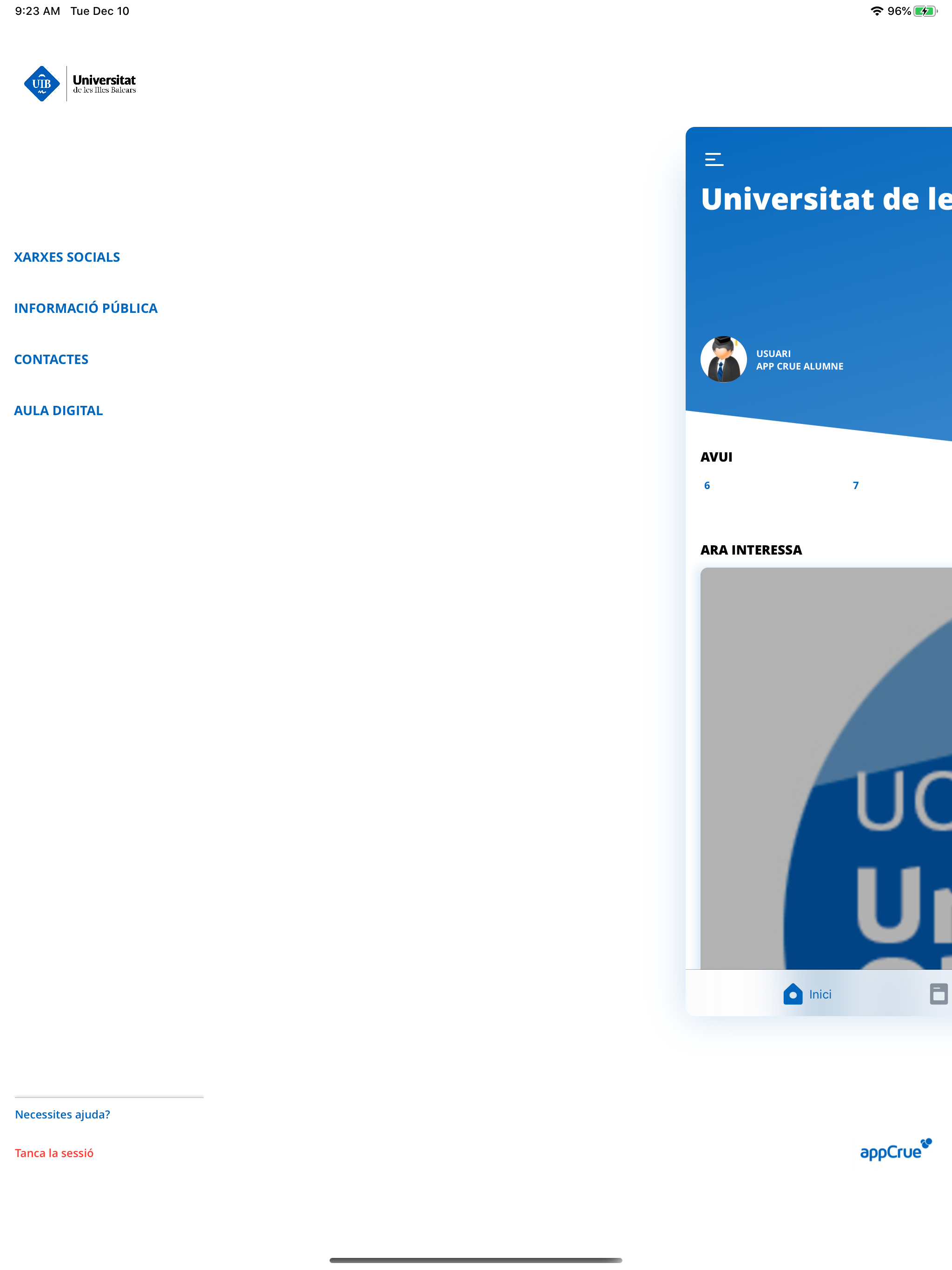 UIB Univ. de les Illes Balears screenshot 11