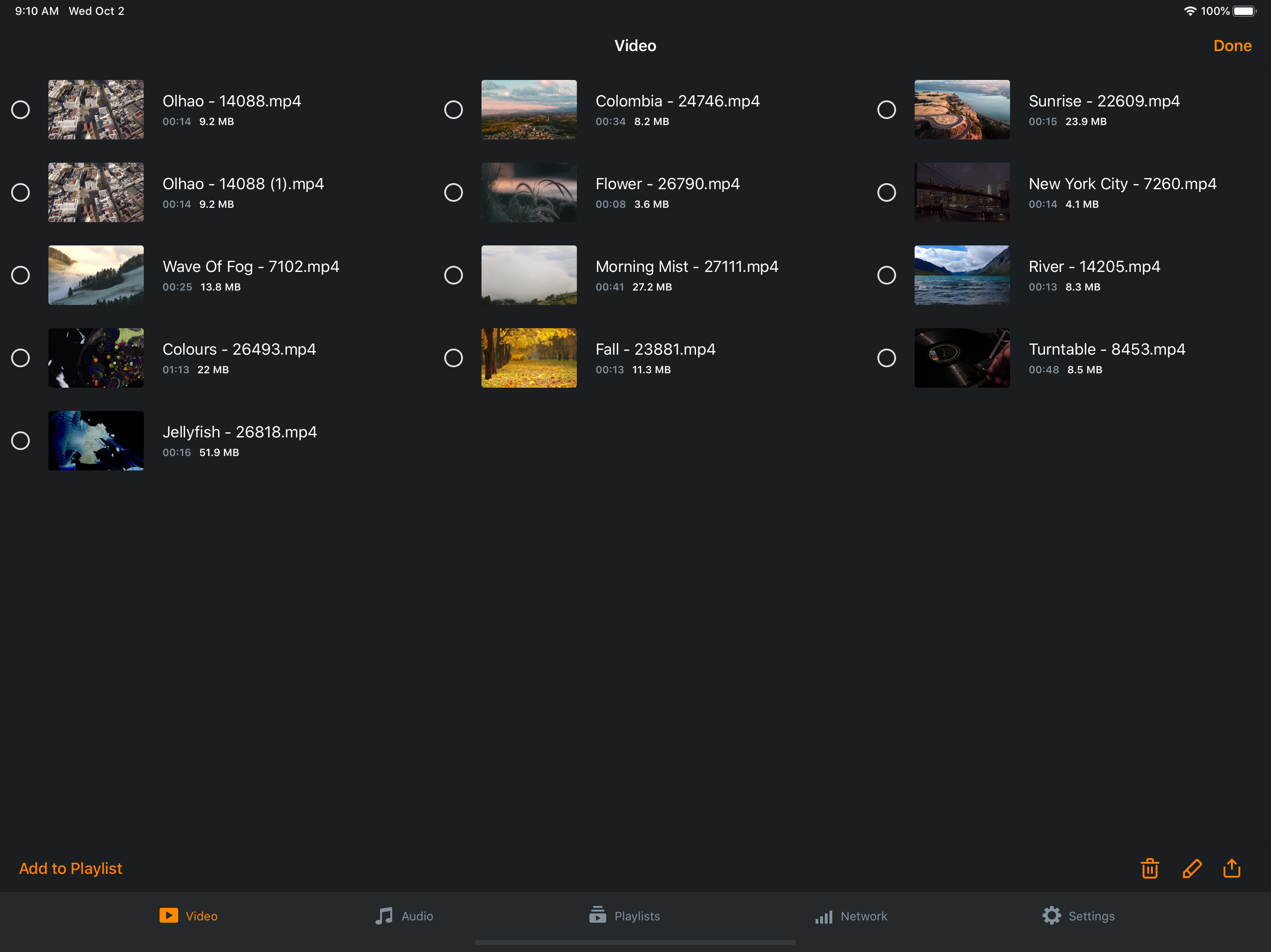 Azul - Video player for iPad screenshot 4